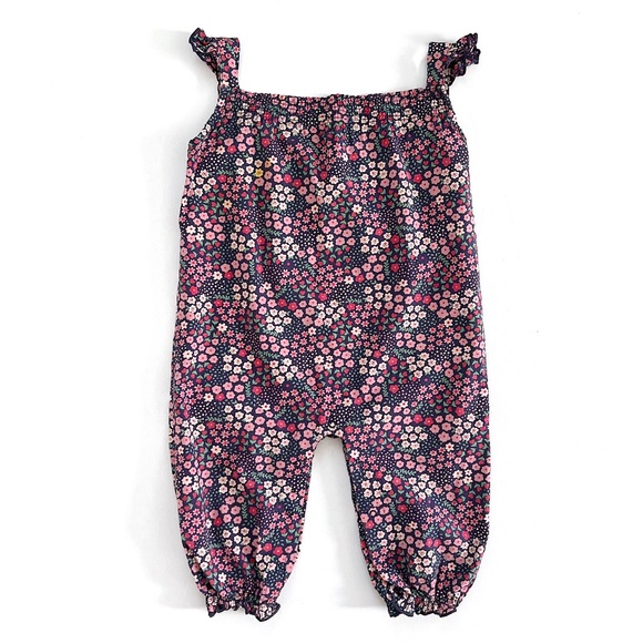 Lilly & Sid Other - Lilly+Sid Ditsy Floral Dungarees Organic Cotton Jumpsuit 18-24 Months
